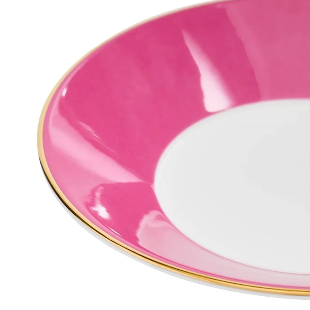Wedgwood Teacups & Saucers|Wonderlust Pink Tonquin Teacup & Saucer