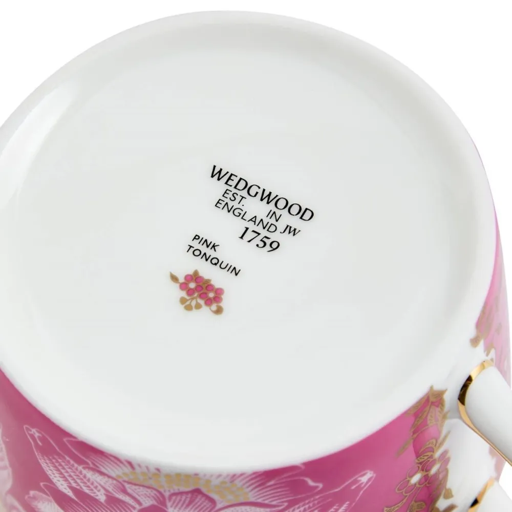 Wedgwood Teacups & Saucers|Wonderlust Pink Tonquin Teacup & Saucer
