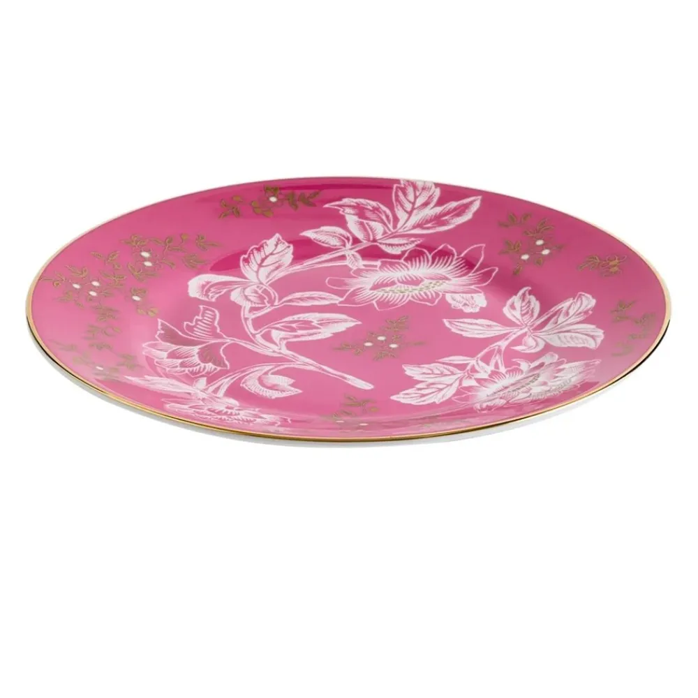 Wedgwood Tea Plates|Wonderlust Pink Tonquin 8" Plate