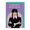 Greeting Cards|Wednesday Addams Unhappy Birthday Card
