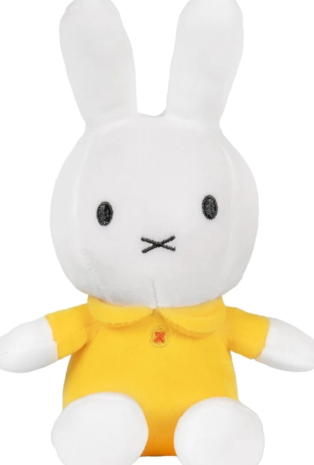 Soft Toys|Toys|White Miffy 8" Plush Toy with Yellow Dress