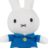 Soft Toys|Toys|White Miffy 8" Plush Toy with Blue Dress