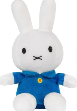 Soft Toys|Toys|White Miffy 8" Plush Toy with Blue Dress