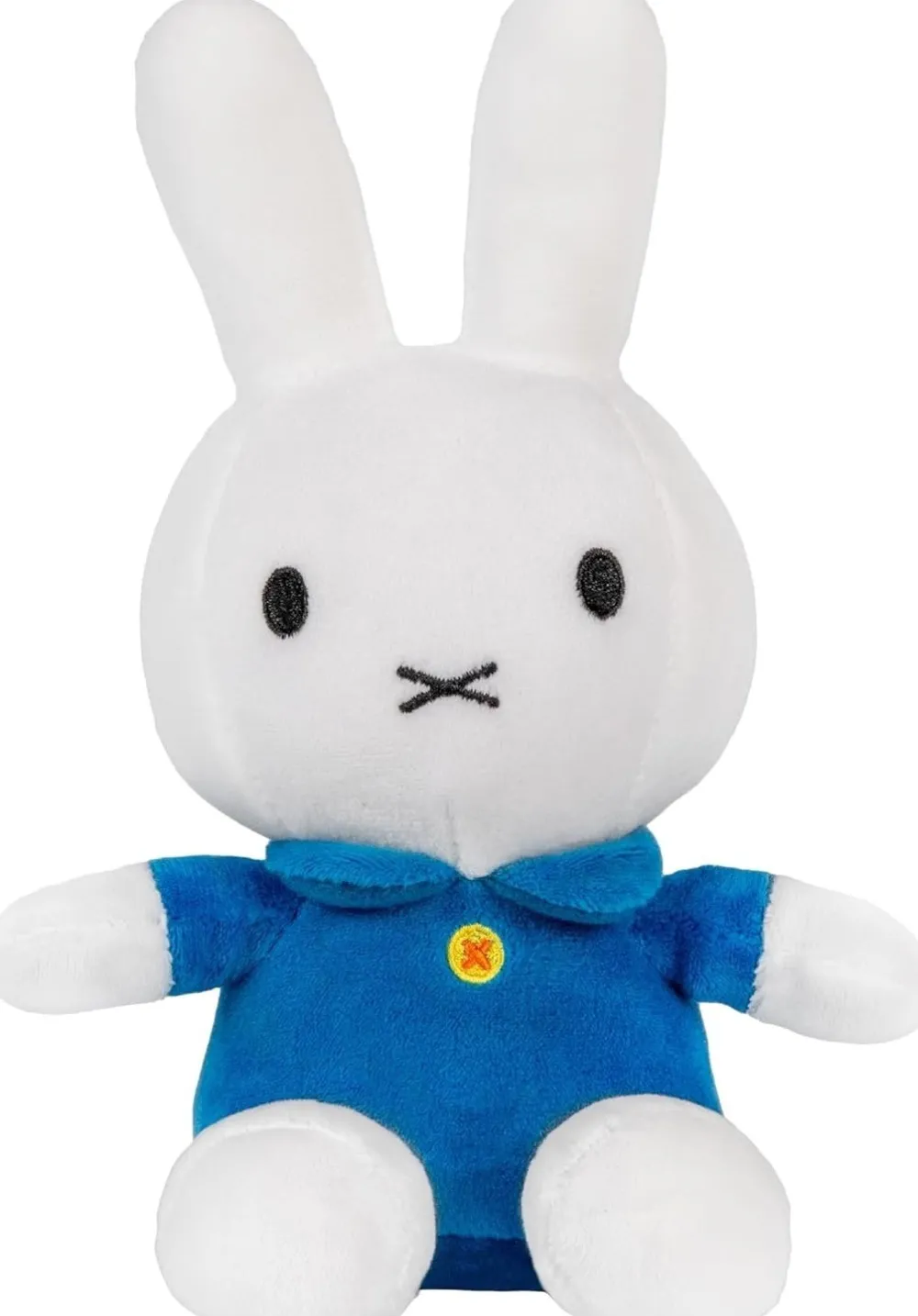 Soft Toys|Toys|White Miffy 8" Plush Toy with Blue Dress