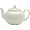 Teapots|White Stoneware Teapot