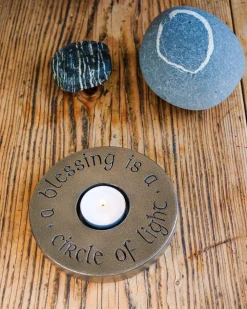 Wild Goose Studio Home Accents|Wild Goose Bronzes|A Blessing is a Circle of Light (Tabletop)