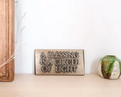 Wild Goose Studio Wall Decor|Home Accents|A Blessing is a Circle of Light Plaque