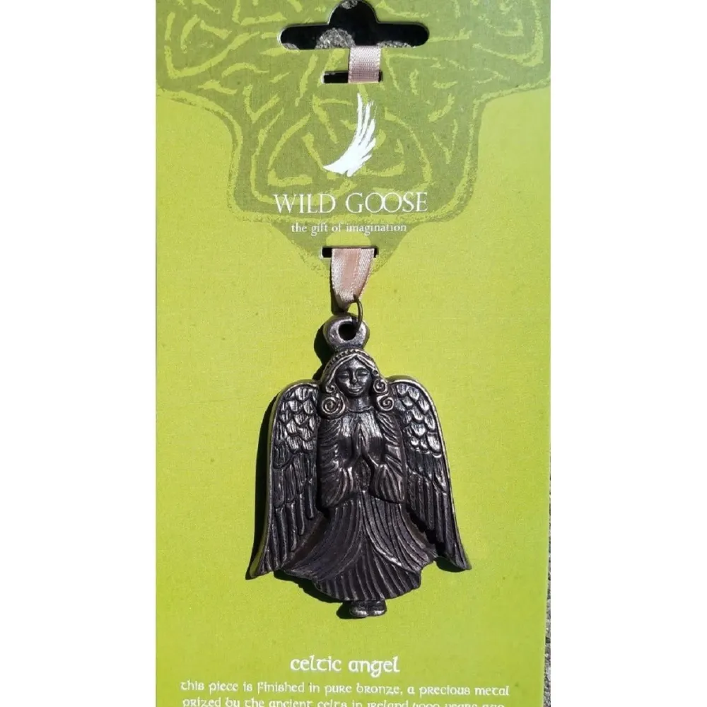Wild Goose Studio Wild Goose Bronzes|Celtic Angel Ornament