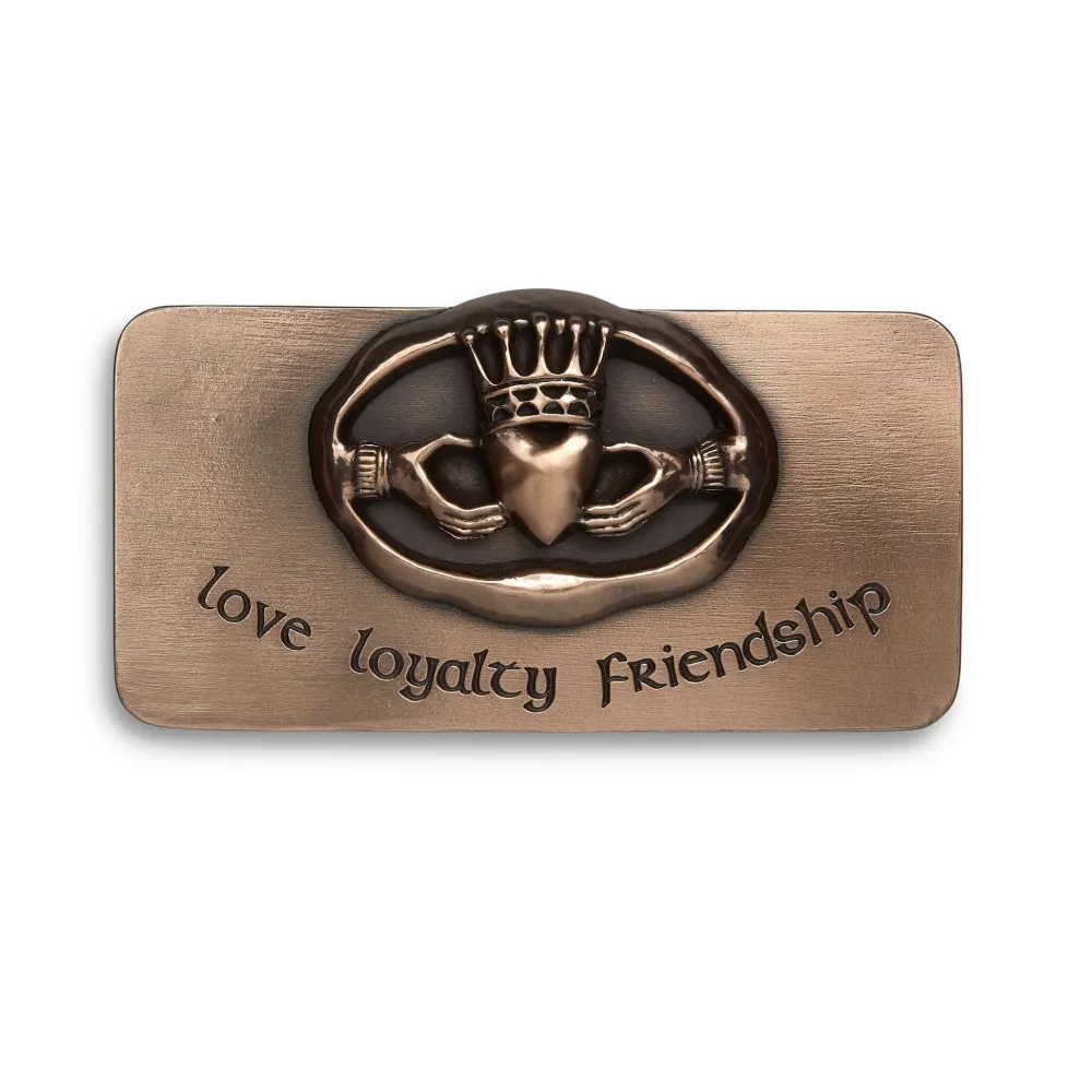 Wild Goose Studio Wall Decor|Wild Goose Bronzes|Claddagh Love Loyalty Friendship Plaque