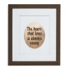 Wild Goose Studio Wall Decor|Wild Goose Bronzes|The Heart That Loves is Always Young (Framed)