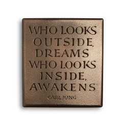 Wild Goose Studio Wall Decor|Home Accents|Who Looks Outside, Dreams Plaque