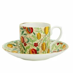 Teacups & Saucers|William Morris Pomegranate Demitasse Cup & Saucer