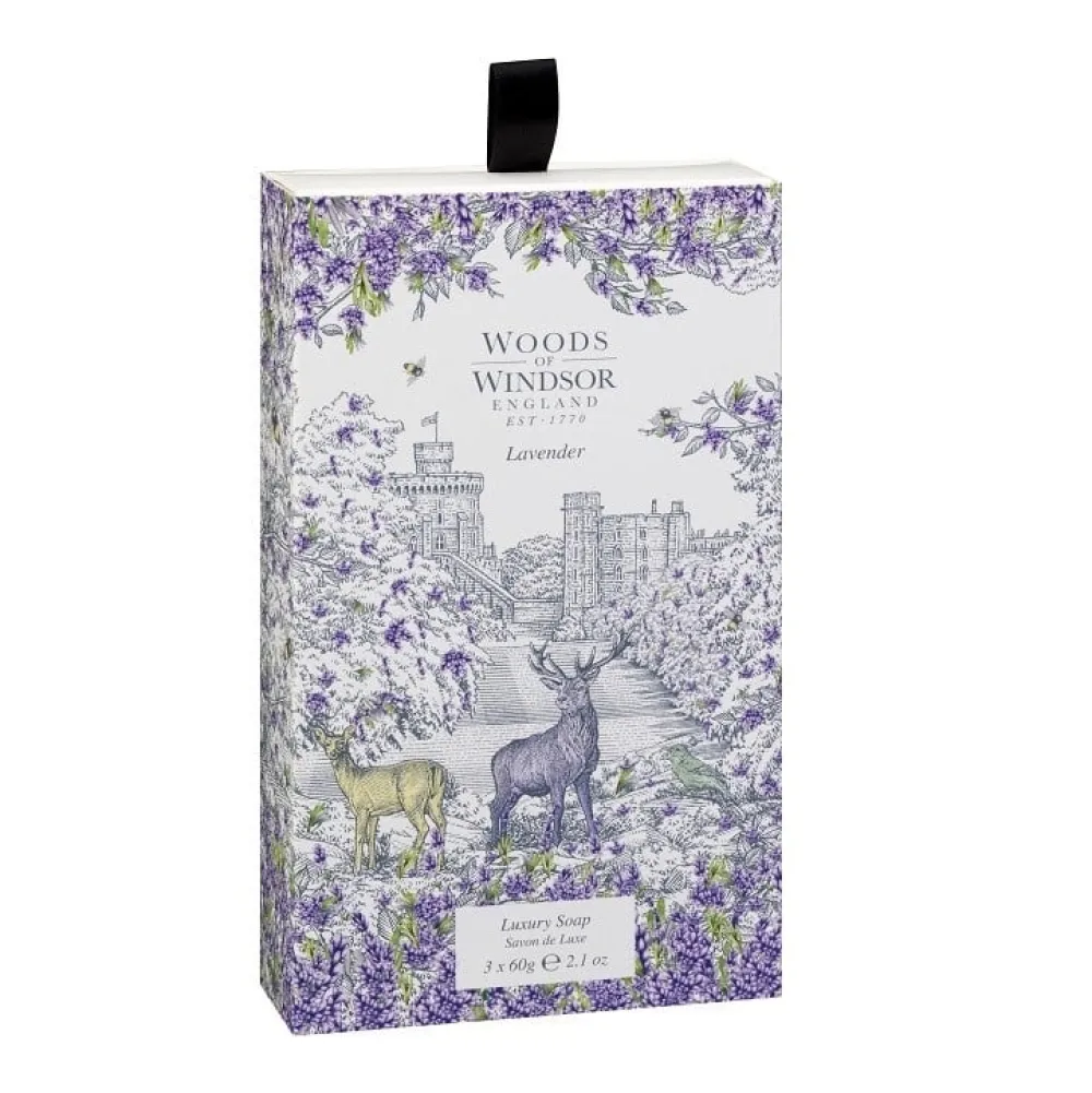 Woods of Windsor Bar Soaps|Lavender Luxury Soap Set