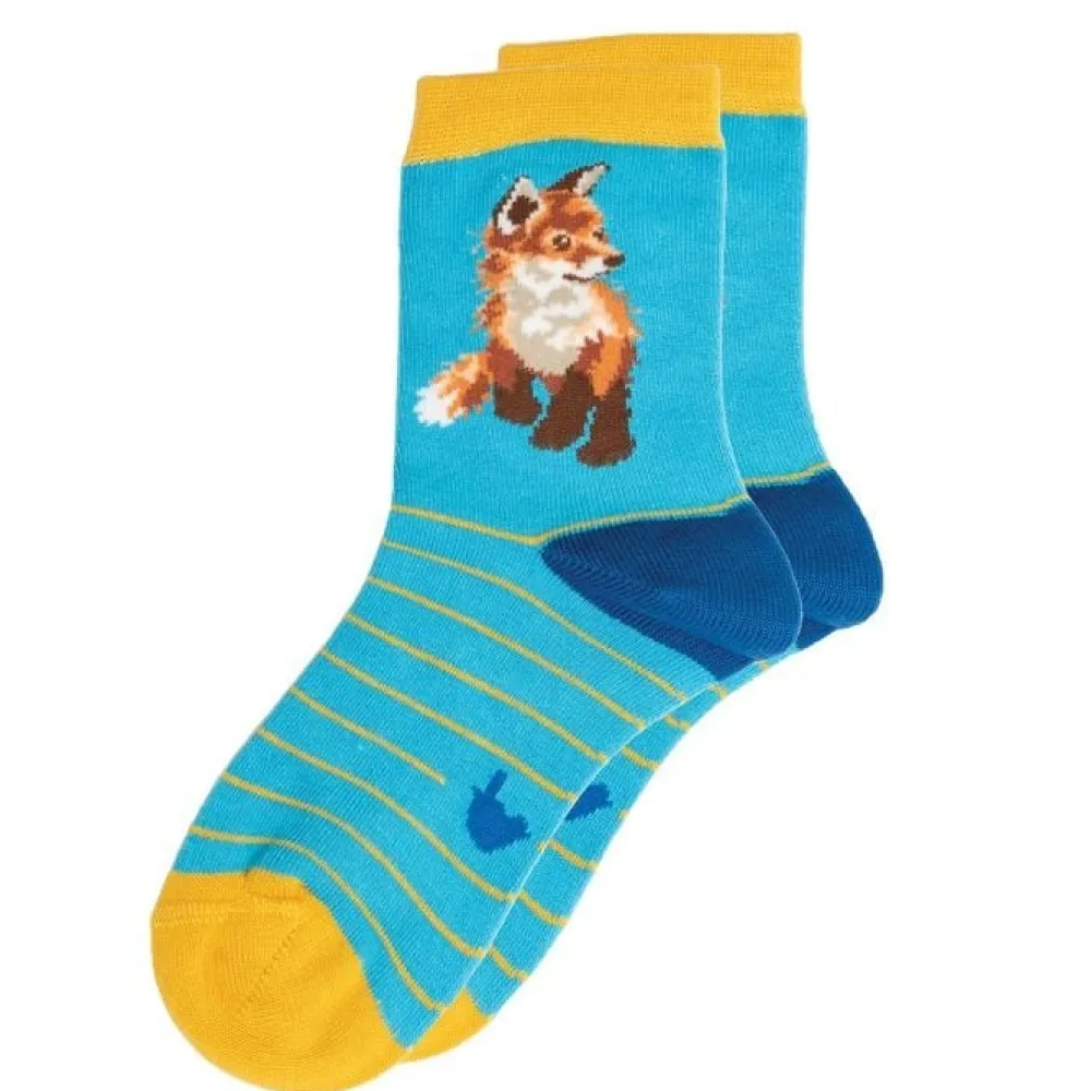 Wrendale Childrenswear|'Born to be Wild' Fox Children's Socks