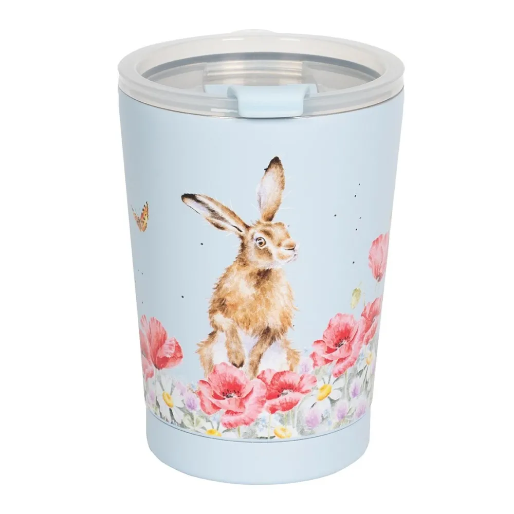 Wrendale Assorted Mugs|Field Of Flowers Hare Thermal Travel Cup