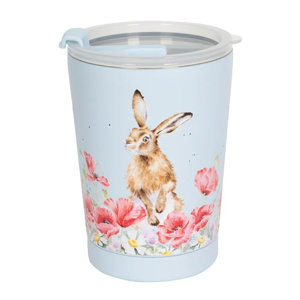 Wrendale Assorted Mugs|Field Of Flowers Hare Thermal Travel Cup