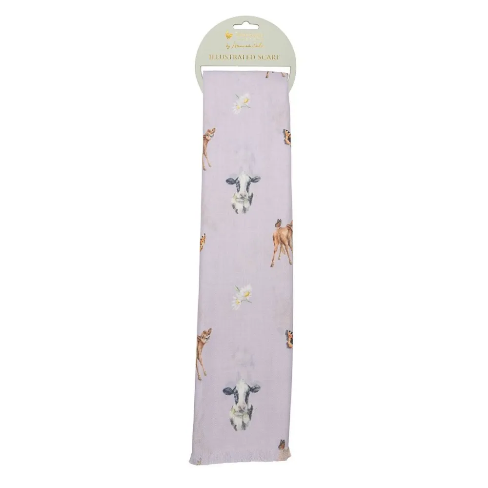 Wrendale Scarves & Wraps|'Flutterly Fabulous' Cow Scarf