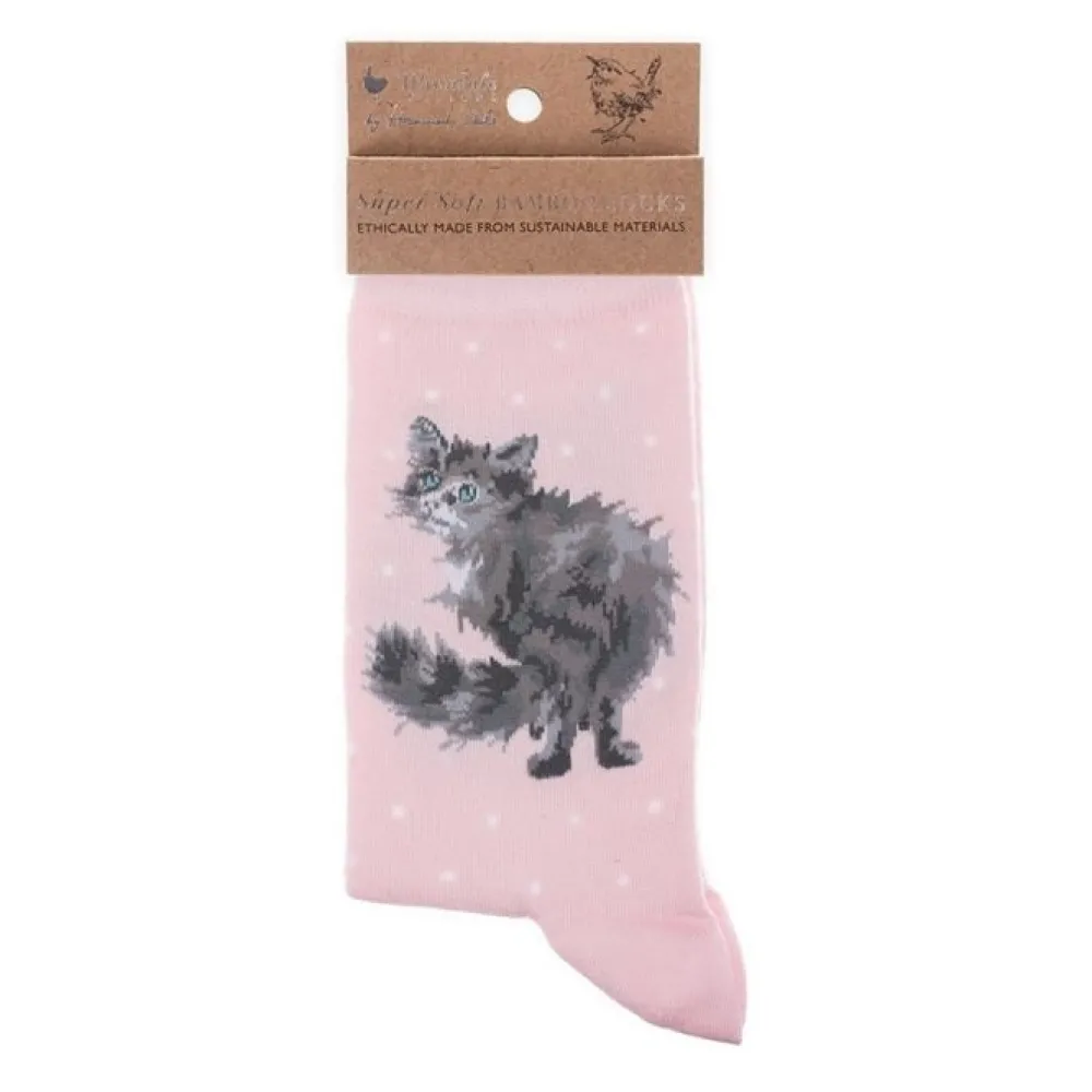 Wrendale Socks|'Glamour Puss' Cat Women's Socks
