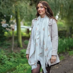 Wrendale Scarves & Wraps|'Hare-brained' Hare Scarf
