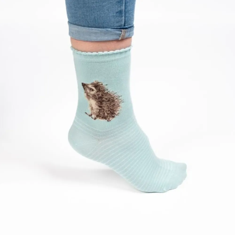 Wrendale Socks|'Hedgehugs' Hedgehog Women's Socks