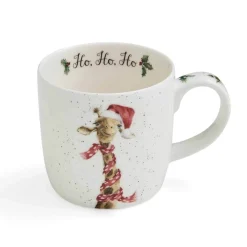 Wrendale Assorted Mugs|'Ho Ho Ho' Giraffe Small Mug
