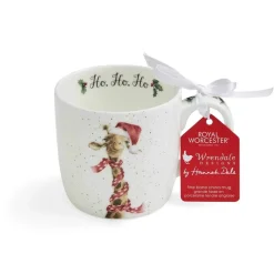 Wrendale Assorted Mugs|'Ho Ho Ho' Giraffe Small Mug