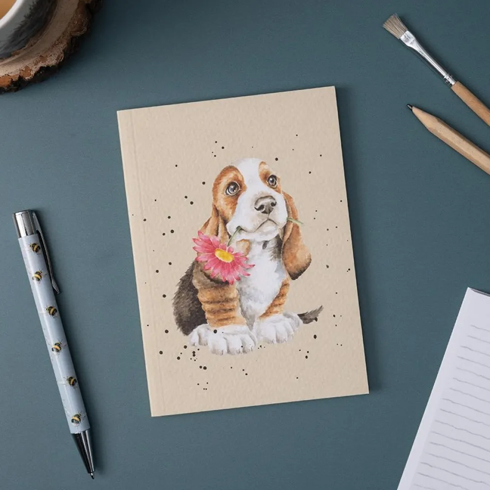 Wrendale Journals & Other Stationery|Just for You Basset Hound Small Notebook