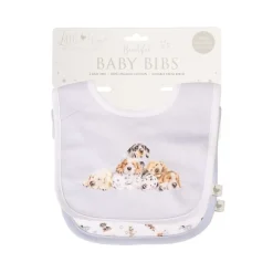 Wrendale Childrenswear|Toys|'Little Paws' Dog Little Wren Bib Gift Set