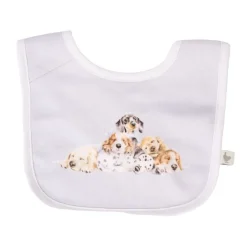 Wrendale Childrenswear|Toys|'Little Paws' Dog Little Wren Bib Gift Set