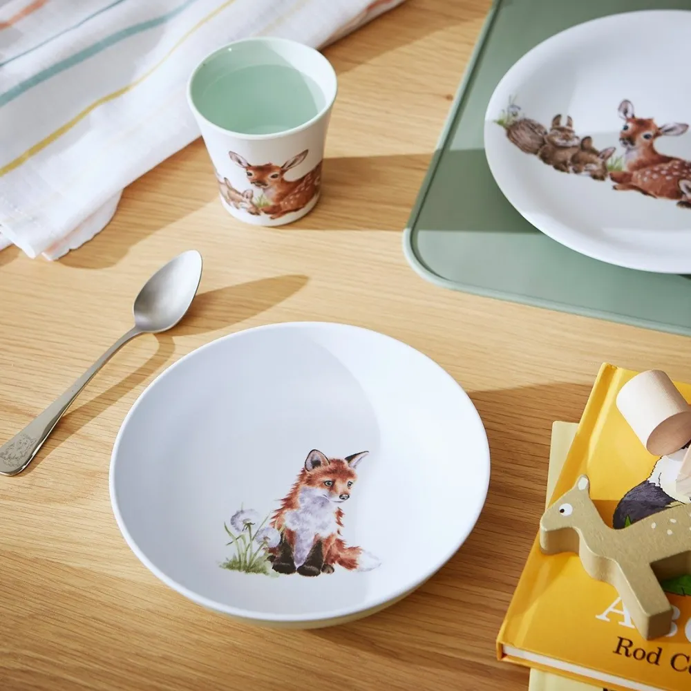 Wrendale Children's Tabletop|Little Wren Child's Plate & Bowl Set