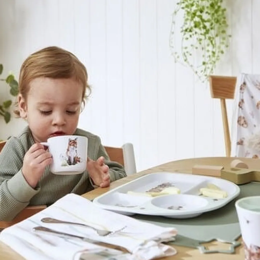Wrendale Children's Tabletop|Little Wren Child's Plate & Bowl Set
