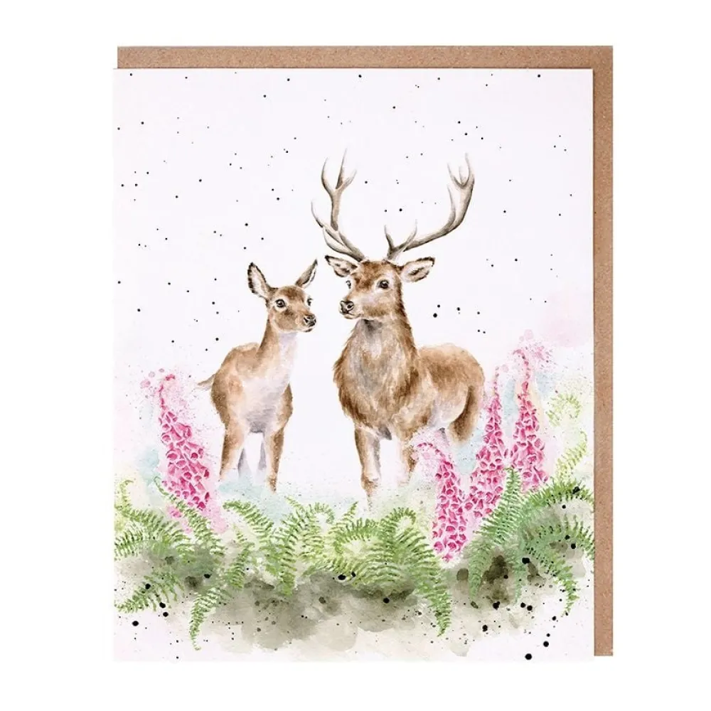 Wrendale Greeting Cards|'Lord & Lady' Deer Greeting Card