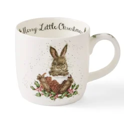 Wrendale Assorted Mugs|Merry Little Christmas Bunny Small Mug