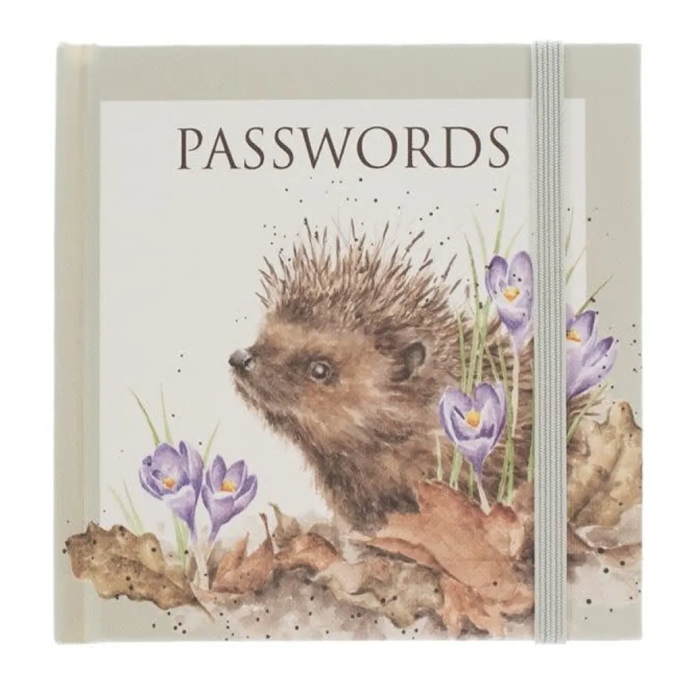 Wrendale Journals & Other Stationery|New Beginnings Hedgehog Password Book