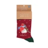 Wrendale Socks|Childrenswear|'Season Tweetings' Robin Children's Small Sock