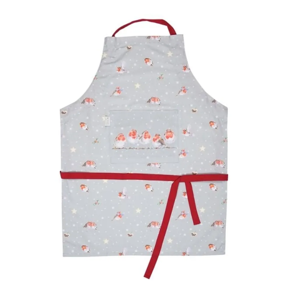 Wrendale Aprons|'Season's Tweetings' Robin Apron