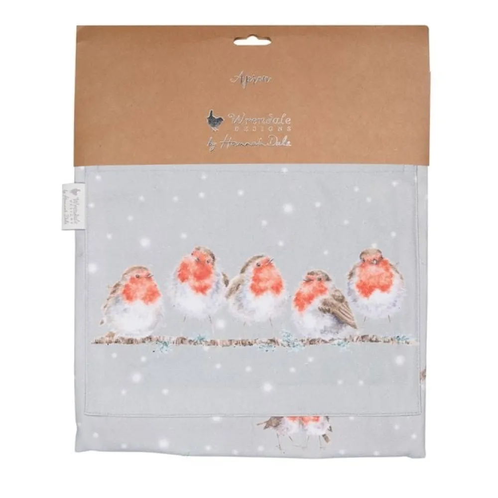Wrendale Aprons|'Season's Tweetings' Robin Apron