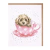 Wrendale Greeting Cards|'Teacup Pup' Greeting Card