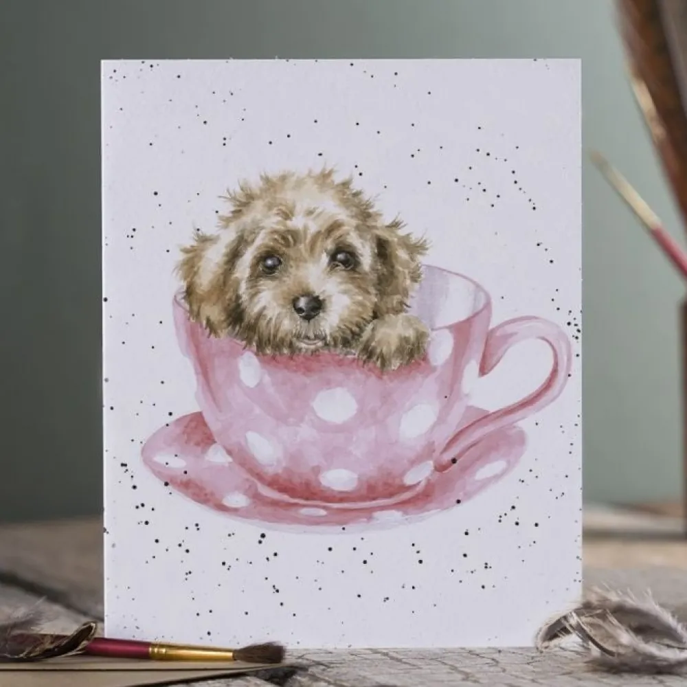 Wrendale Greeting Cards|'Teacup Pup' Greeting Card