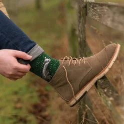 Wrendale Socks|'The Country Gent' Badger Men's Socks