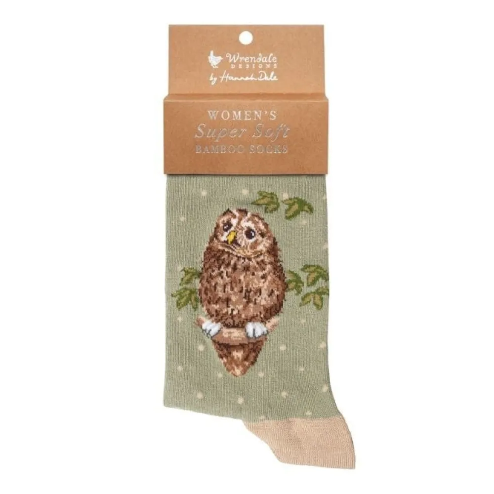Wrendale Socks|'Treetops' Owl Women's Socks