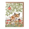 Wrendale Greeting Cards|'Under the Oak Tree' Fox Greeting Card