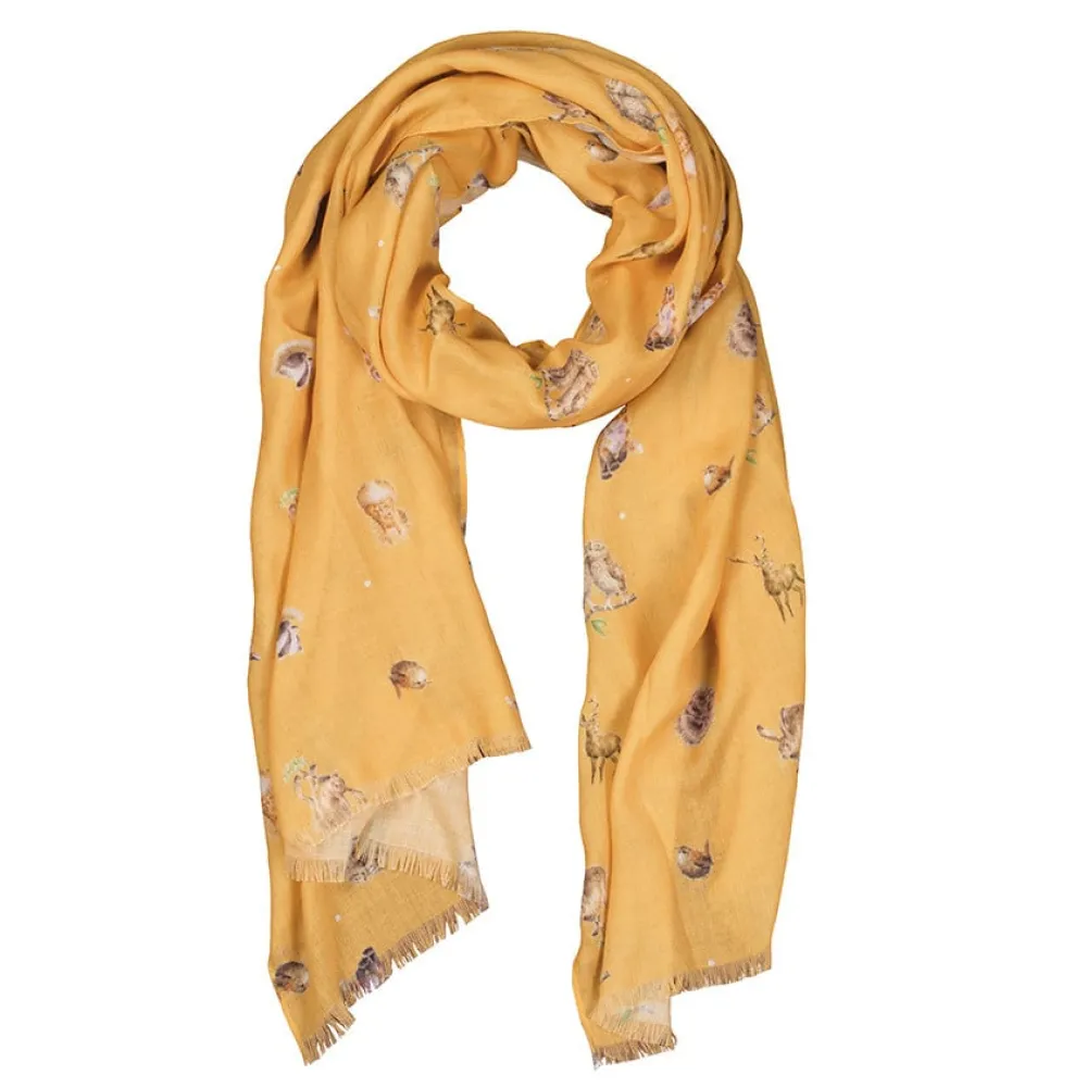 Wrendale Scarves & Wraps|Woodlanders Woodland Animal Scarf