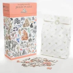 Wrendale Games & Puzzles|Zoology Wild Animal 1000 Piece Puzzle