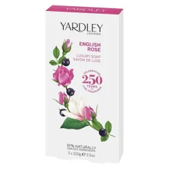 Yardley London Bar Soaps|English Rose Luxury Soap Set of 3