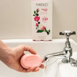 Yardley London Bar Soaps|English Rose Luxury Soap Set of 3