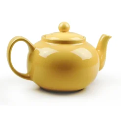 Teapots|Yellow Stoneware Teapot