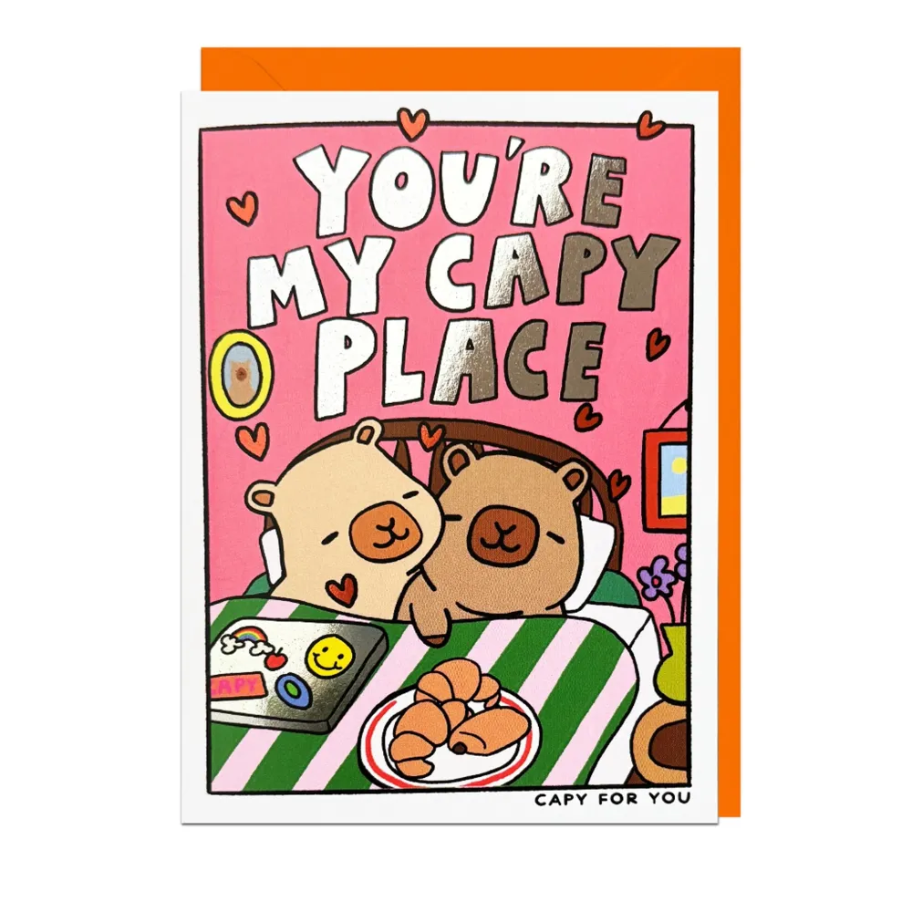 Greeting Cards|You're my Capy Place Greeting Card