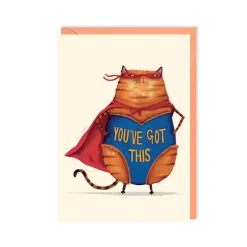 Greeting Cards|You've Got This Cat Greeting Card